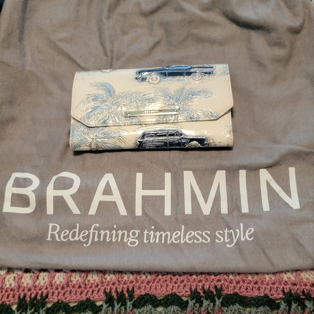 Brahmin Ady Blue Copa Cabanna Wallet